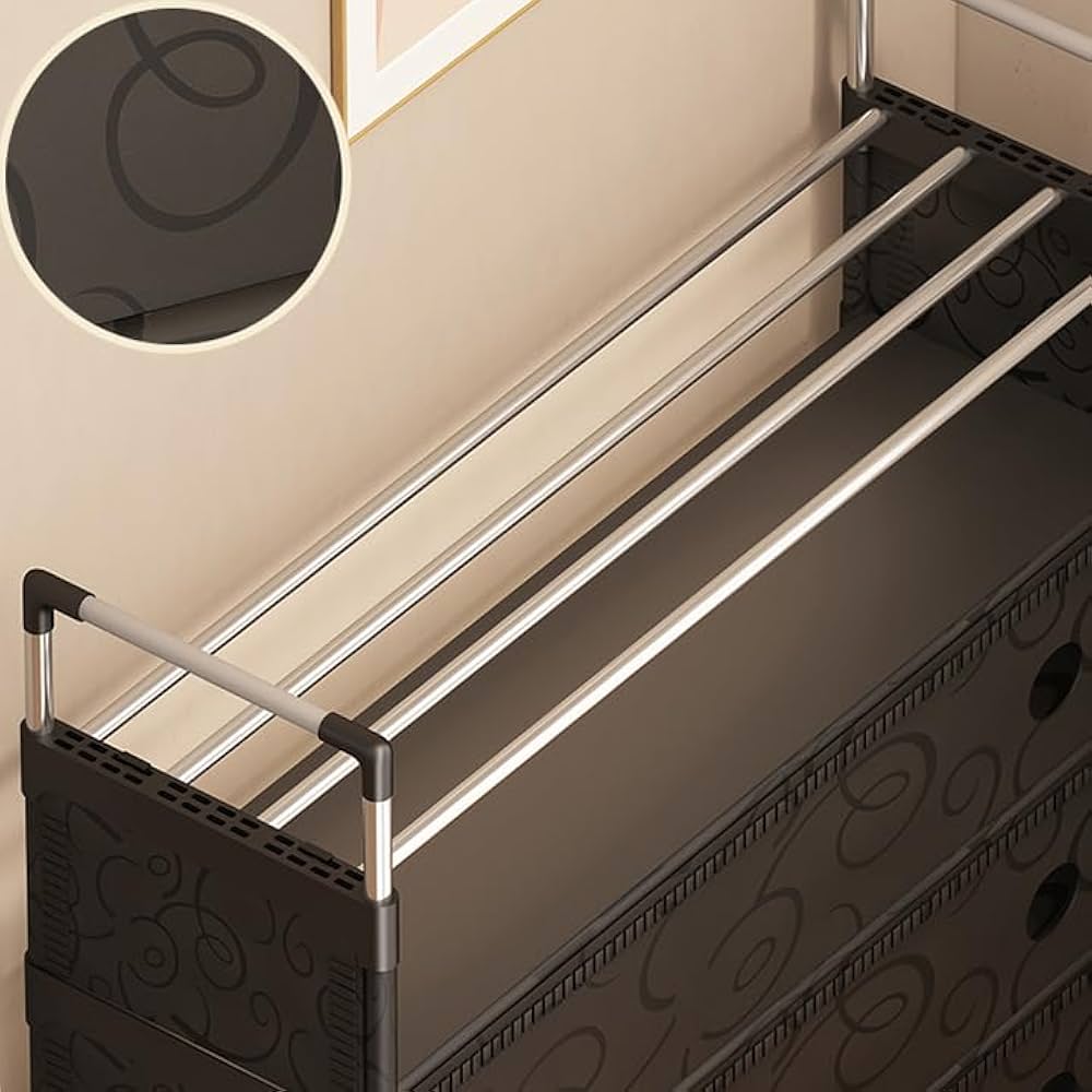 Dust Proof Multifunctional Coat And Shoes Rack, Multi Layer Shoe Storage Rack, Living Room Organizer Shelf Dust Proof Multifunctional Coat And Shoes Rack, Multi Layer Shoe Storage Rack, Living Room Organizer Shelf
